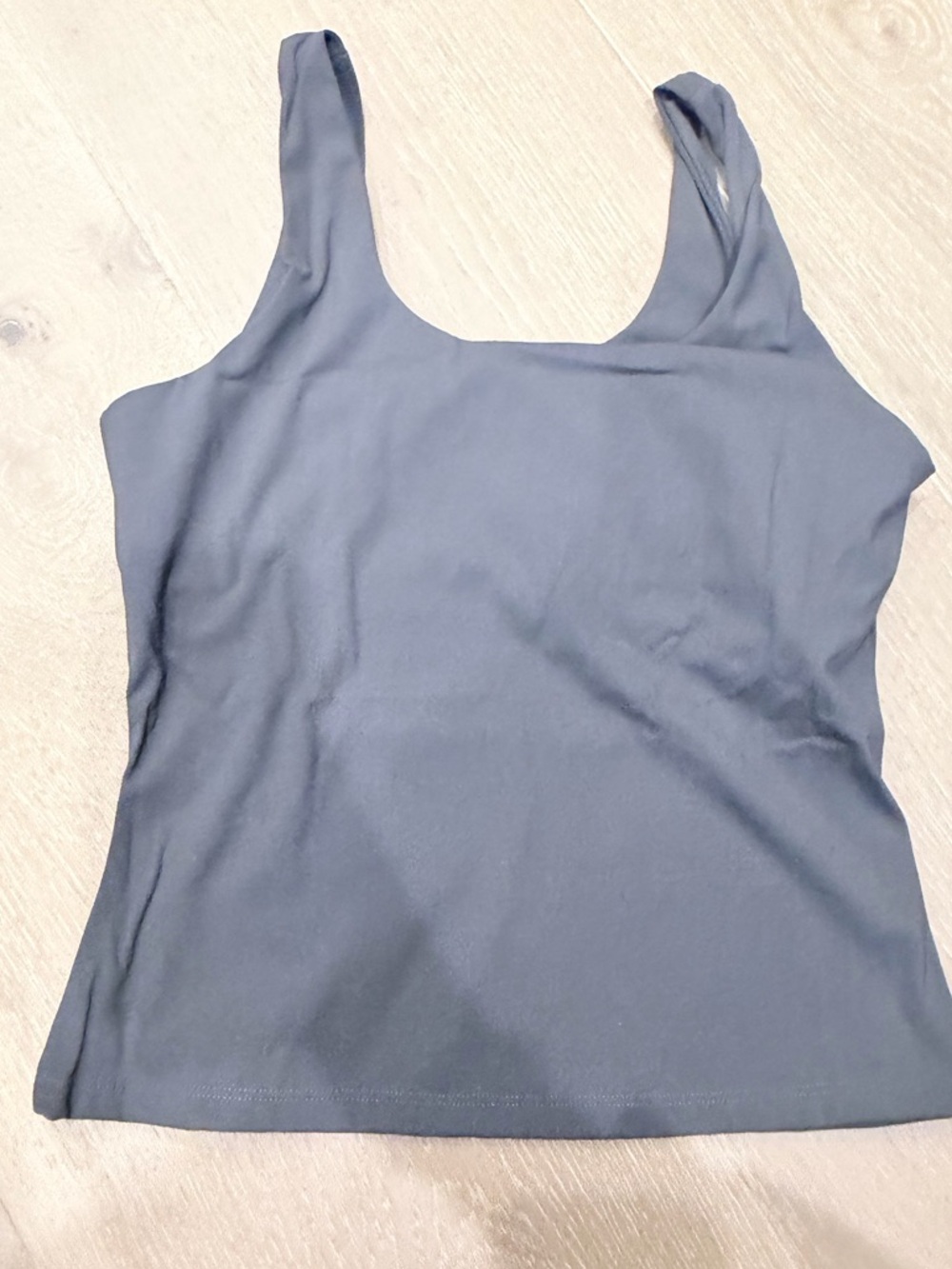 Adanola Scoop Neck Tank — Slate Gray